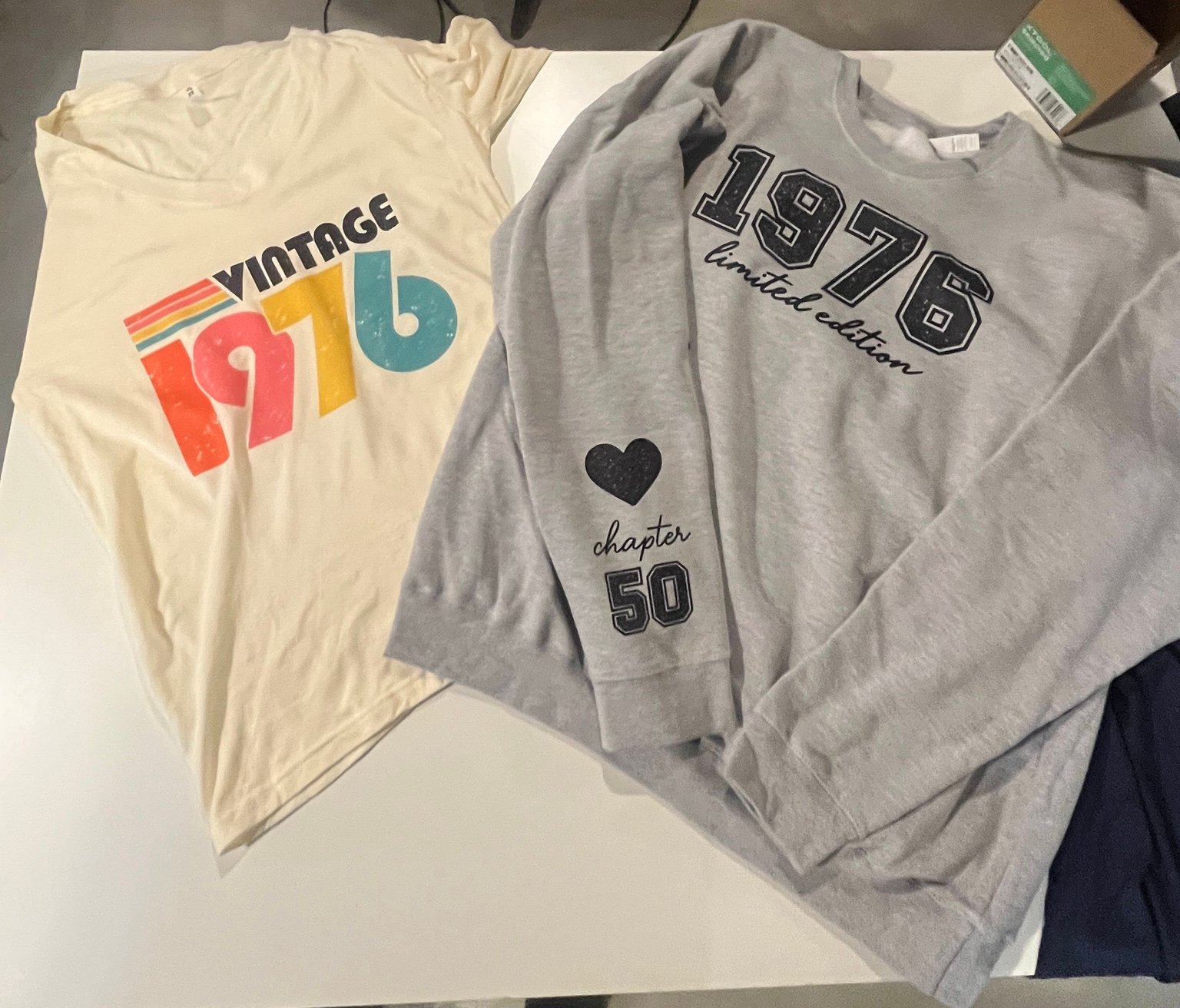 Custom birthday apparel made by Needle & Spark