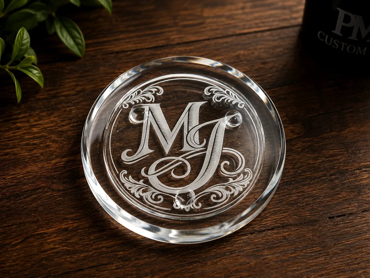 Personalized laser engraved acrylic keepsake